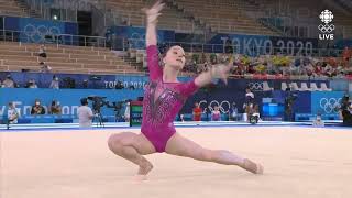 Vladislava Urazova ROC 2020 Olympics AA FX CBC 720p60 [upl. by Biegel]