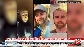 Monroe County murder suspect apprehended in South Carolina [upl. by Kcirtemed]