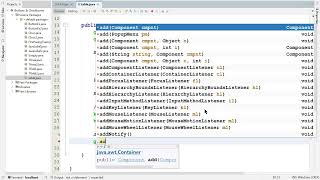 Java Swing JScrollPane amp JTable [upl. by Wootan595]