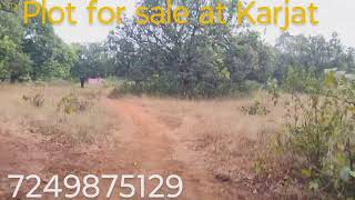 Plot for sale at Karjat57 Guntha2 lacs per Guntha Negotiablemountain view [upl. by Rao]