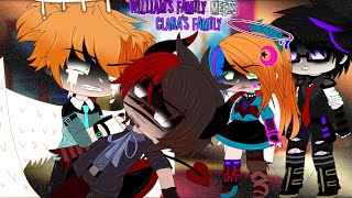 Williams Family Meets Claras Family  Afton Family Movie  FNaF  SparkleAftøn [upl. by Joelie]