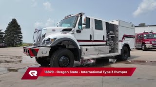 18870  Oregon State  International Type 3 Pumper  FX [upl. by Nahsaj]