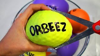 How to Make ORBEEZ BEADOS amp Play Foam Slime with Balloons [upl. by Durston]