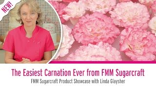 The Easiest Carnation Ever from FMM Sugarcraft [upl. by Assital]