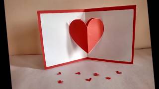 Heart popup card by Zainab [upl. by Elysia]