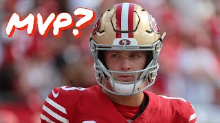 Is 49ers QB Brock Purdy an MVP Candidate [upl. by Nickey263]