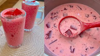 Refreshing Sago Salad Drink Recipes  Ramadan drinks recipes  Iftar Drinks  Summer drinks [upl. by Ackley]