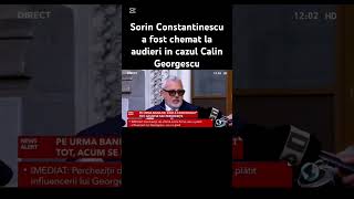 Sorin Constantinescu a fost chemat la audieri in cazul promovarii lui Calin Georgescu [upl. by Kelvin]