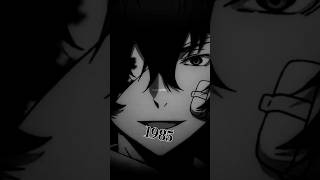 music cover song lyrics anime dazai dazaiedit bungoustraydogsedit bsdedit 1985 1985年 [upl. by Zetnod668]