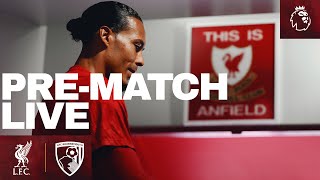 PreMatch Live Liverpool vs Bournemouth  Premier League matchday at Anfield [upl. by Nosremaj]