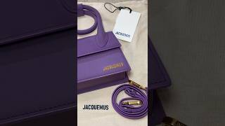 Unboxing Jacquemus Le Chiquito Noeud 💜 unboxing jacquemus jacquemusbag luxury purse fashion [upl. by Ytram]