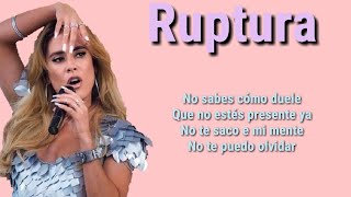 Ruptura  Yeimy Montoya  Letra Official  LRDF2 [upl. by Euqcaj]