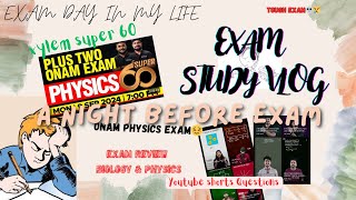 Day Before Exam🗿🔥Exam Day in my Life  Onam Exam  Exam review  exampreparation studyvlog shorts [upl. by Cloris]