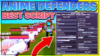 Anime Defenders ScriptHack AUTO FARM AUTO SKIP AUTO SELL SHRINES AND MORE [upl. by Eellek]