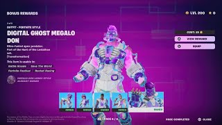 Fortnite megalodon lvl 200 skin [upl. by Bill]