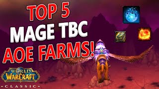 TBC Classic  Top 5 Mage AOE Gold Farms in Week 1 of TBC Classic [upl. by Luigino]