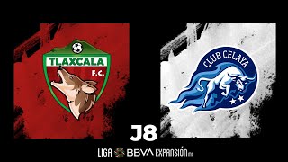 Resumen  Tlaxcala vs Celaya  Jornada 8  Apertura 2022  Liga BBVA Expansión MX [upl. by Hillinck]