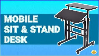 Mobile Sit amp Stand Desk Unboxing Installation amp Review [upl. by Romona]