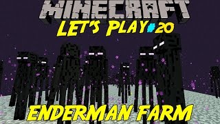 MINECRAFT  ENDERMAN FARM  Lets play med SoftisFFS  20 [upl. by Pembroke]