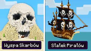 Poprosiłem 10 LOSOWYCH OSÓB aby zbudowali PIRATÓW w MINECRAFT [upl. by Nevin]