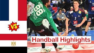 France vs Egypt handball Highlights friendly match 2024 [upl. by Fiedling]