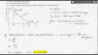 Fysik 1 Kapitel 3 Uppgift 347 [upl. by Korwin]