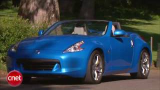 Car Tech 2010 Nissan 370Z Roadster review [upl. by Yreffoeg]