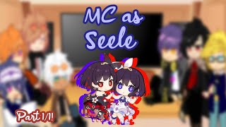 Obey me react to mc as Seele 11 Amy  Read description please [upl. by Artinek]