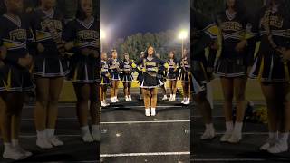 🖤💛🤍 cheer cheerleading highschool [upl. by Asirram]