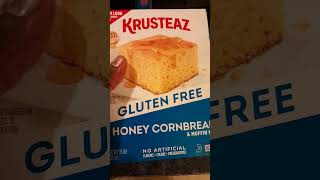 Krusteaz glutenfree Honey cornbread amp muffin mix 🌽 [upl. by Ardnnaed]