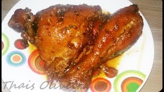 Frango Caramelizado  Receita Simples [upl. by Josy]