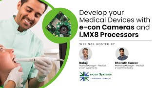 Webinar Develop your medical devices with e‑con cameras and iMX8 processors  econ Systems [upl. by Lenni]