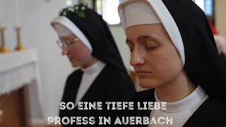 So eine tiefe Liebe  Profess in Auerbach [upl. by Nnylaf644]