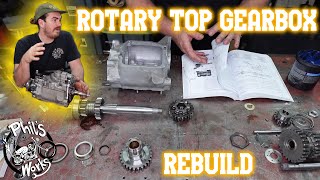 Harley Davidson 4 Speed Rotary Top Gearbox Rebuild Freshen Up 19791984 [upl. by Singh]