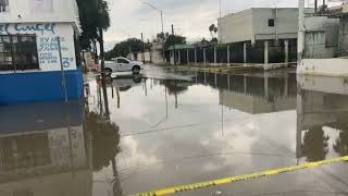 Inundada la col Jardín en Matamoros Tamaulipas 3Sep24 [upl. by Ssur86]