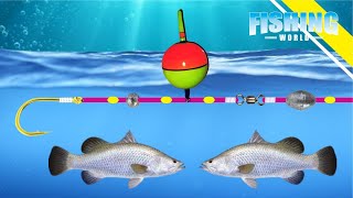 Fish for white snapper in fast currents using this fishing rig [upl. by Eahsel]