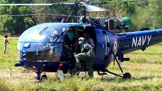 Helicopter After Emergency Landing In Paddy Field At Alappuzha [upl. by Dwan]