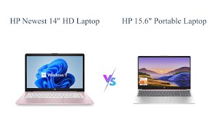 HP Newest 14quot vs HP 156quot Portable Laptop 🆚💻 Which is Better [upl. by Nanerb515]