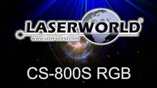 Laserworld  CS800S RGB  Club Series RGB star effect projector [upl. by Coppock]