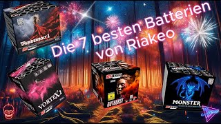 Top 7 Silvesterbatterien  von Riakeo Fireworks [upl. by Eislel]