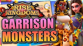 Amanitore Garrison is unbeatable almost Rise of Kingdoms best rally and garrison tests [upl. by Eelyak]