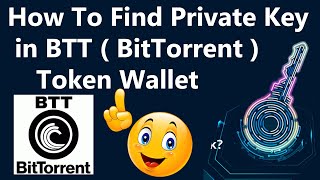 How To Find Private Key in BTT  BitTorrent  Token Wallet by Crypto Wallets Info1 [upl. by Nikos]