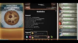 Cookie Clicker  Crazy Frenzy Loop with Auto Click [upl. by Clarette]