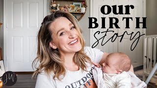 Our Birth Story  A Successful VBAC Homebirth 👶🏼🤍 [upl. by Antonia724]