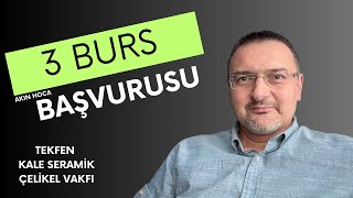 SEÇTİĞİM 3 BURS VEREN KURUM AYLIK 4000₺ BURS BAŞVURUSUNU YAPABİLİRİSİNİZ BURS LİNKİ BIRAKTIM [upl. by Ettelohcin31]