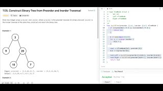 LeetCode 105 Construct Binary Tree from Preorder and Inorder TraversalGolang amp Java [upl. by Cairns]