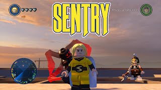 LEGO Marvels Avengers  Sentry Gameplay and Unlock Location [upl. by Ahsinyar]