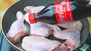 Este es el secreto para cocinar el mejor pollo a la COCA COLA [upl. by Eilyk747]