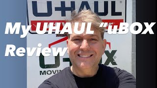 My UHAUL “UBOX” experience An easy way to move [upl. by Nuy]