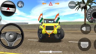 doller song 👿new model 3D Mahindra thar drive car game simulator [upl. by Cochran]